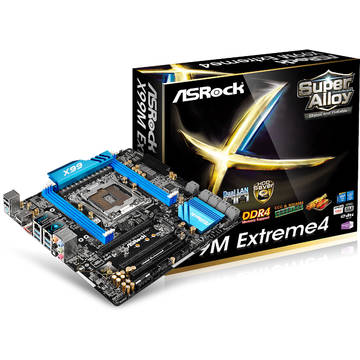 Placa de baza ASRock X99 Extreme 4, socket LGA 2011-3, chipset Intel X99, microATX