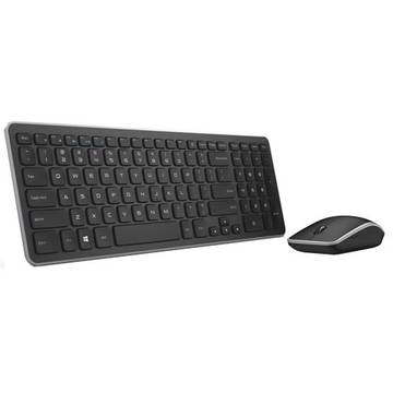 Tastatura Dell KM714 cu mouse, wireless, negru