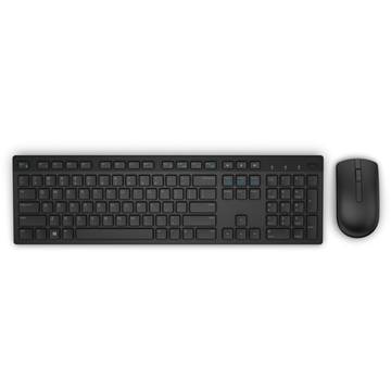Tastatura Dell KM636 cu mouse, wireless, negru