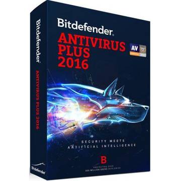 BitDefender Licenta antivirus Antivirus Plus 2016, nou, 1 an, 3 calculatoare, retail