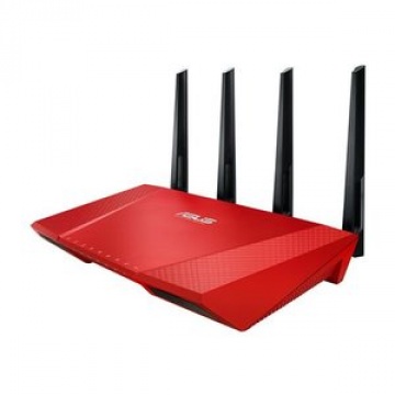 Router wireless WLAN Router wireless 2400mb Asus RT-AC87U RED