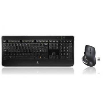 Tastatura Logitech Performance Combo MX800, cu mouse, wireless, negru