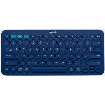 Tastatura Logitech K380 Multi-Device Bluetooth, Bluetooth, albastra, US-Intl