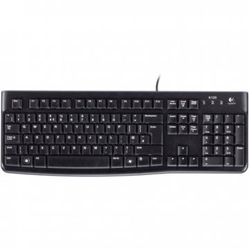Tastatura Logitech K120 Business, USB, neagra, Nordic