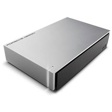Hard disk extern LaCie Porsche Design, 4TB, 3.5 inch, USB 3.0, carcasa din aluminiu, pentru Mac