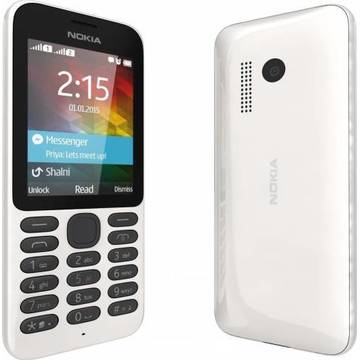 Telefon mobil Nokia 215 Dual SIM White