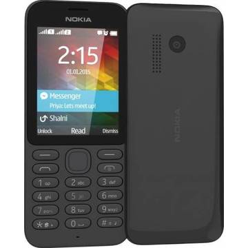 Telefon mobil Nokia 215 Single SIM Black