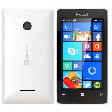 Smartphone Microsoft Lumia 435, 1GB RAM, 8GB Single SIM White