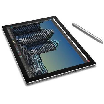 Tableta Microsoft Surface Pro 4, 12.3 inch, Intel Core i7-6650U, 256 GB SSD, 8 GB RAM, Windows 10 Pro,argintie