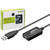 Goobay Cablu prelungire activ USB 2.0 USB A tata - USB A mama 10m