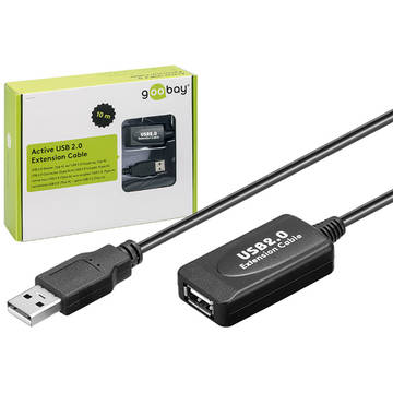 Goobay Cablu prelungire activ USB 2.0 USB A tata - USB A mama 10m