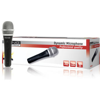 Microfon Microfon cu fir,cablu 5m,50-15000Hz,jack 6.35mm,metalic,Konig