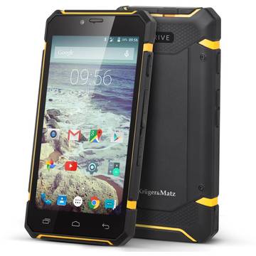 Smartphone Kruger Matz Drive 4, Quad Core,dual sim, 5 inch, negru