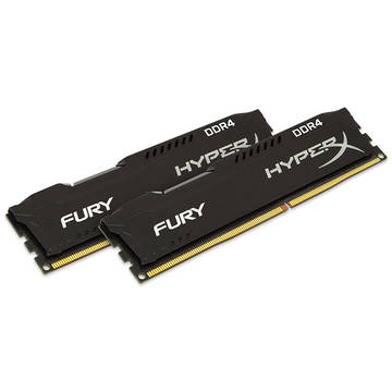Memorie Kingston HyperX Fury, DDR4, 2 x 8 GB, 2400 MHz, CL15, kit
