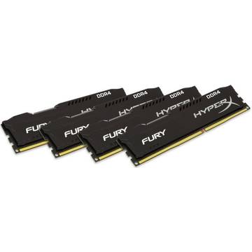 Memorie Kingston HyperX Fury, DDR4, 4 x 8 GB, 2400 MHz, CL15, kit