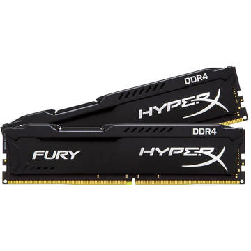 Memorie Kingston HyperX Fury, DDR4, 2 x 16 GB, 2400 MHz, CL15, kit