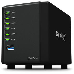 NAS Synology DS416SLIM 4BAY 2.5 IN 1.0GHZ DC