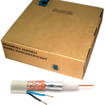 CABLETECH CABLU COAXIAL RG59 + 2X0.35 100M