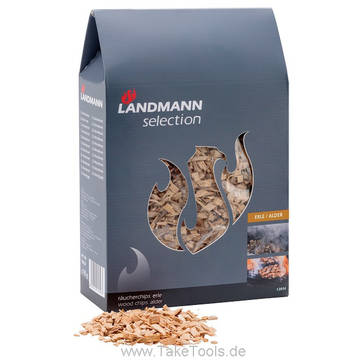 Landmann Aschii afumare 500g, lemn de anin pentru peste, porc, vita