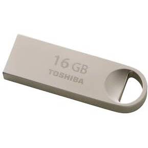 Memorie USB Toshiba USB-Stick TransMemory U401 THN-U401S0160E4,  16 GB, USB 2.0,  metal