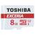 Card memorie Toshiba THN-M301R0080EA  MicroSD M301 Exceria R48,   8GB, alb-rosu