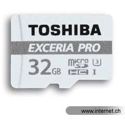 Card memorie Toshiba THN-M401S0320E2 microSD EXCERIA PRO R95, 32GB, argintiu