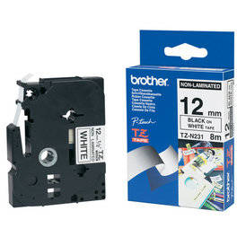Brother Tapes TZeN231 12mm alb / negru