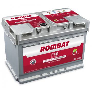 Rombat EFB 12 V - 60 Ah, 560 A, start/ stop