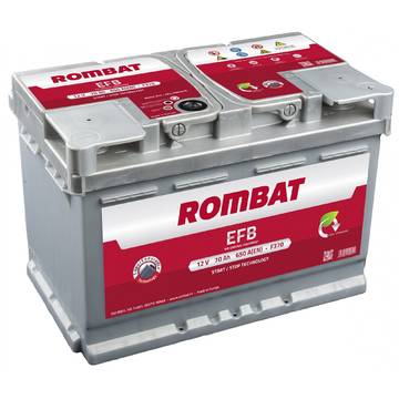 Rombat EFB 12 V - 70 Ah, 650 A, start/ stop