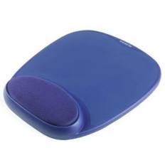 Mousepad Manhattan Mouse pad cu sprijin pentru incheietura mainii 434386, spuma de tip gel, albastru