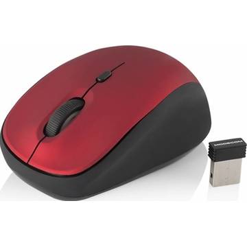 Mouse Modecom M-MC-0WM6-500, optic, wireless, WM6, 800-1600 dpi, rosu