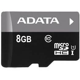 Card memorie MICROSDHC AUSDH8GUICL10-R, 8GB, CL10,  ADATA AUSDH8GUICL10-R