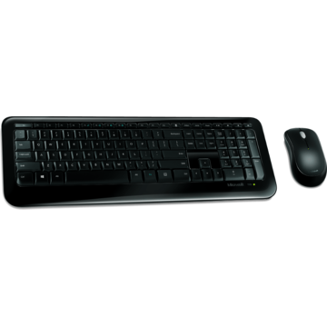 Tastatura +mouse MICROSOFT 850 PY9-00015, 104 taste, negru