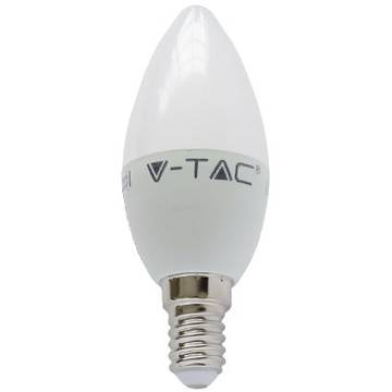 V-Tac BEC LED E14 6W 4500K ALB NEUTRU