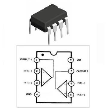 COMPARATOR DUAL LM393N