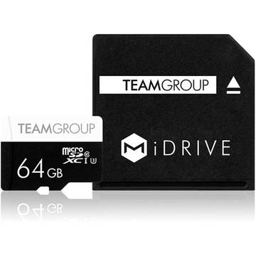 Card memorie Team Group Card memorie  Micro-SD TUSDX64GU339 , 64GB, Team iDrive