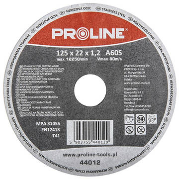 PROLINE DISC DEBITARE INOX 115X1.0MM / A60S