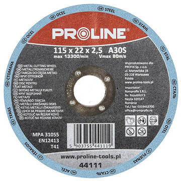 PROLINE DISC DEBITARE METAL EXTRA DUR 115X2.5MM / A30S