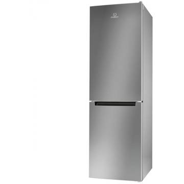 Aparate Frigorifice INDESIT Combina frigorifica LI80 FF1 S, 301 l, Clasa A+, H 189cm, Silver