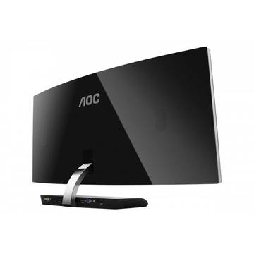 Monitor LED AOC C3583FQ, 2560 x 1080 pixeli, 21:9, 27 inch, 4 ms, negru