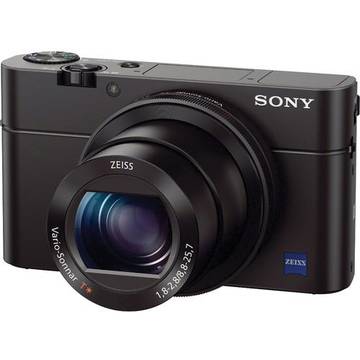 Aparat foto digital Sony DCS-RX100, ecran 3 inch, 20.2 MP, zoom 3.6x, negru