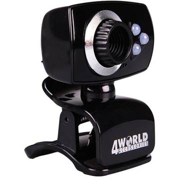 Camera web 4World 10133, 2MP, USB 2.0, microfon
