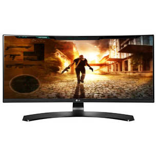 Monitor LED LG 29UC88-B, 21:9, 29 inch, 2560 x 1080 pixeli, 5 ms, negru, curbat