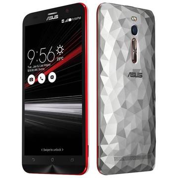 Smartphone Asus Zenfone 2 Special Edition, 4 GB, 5.5 inch, dual sim, argintiu + card SD 128 GB