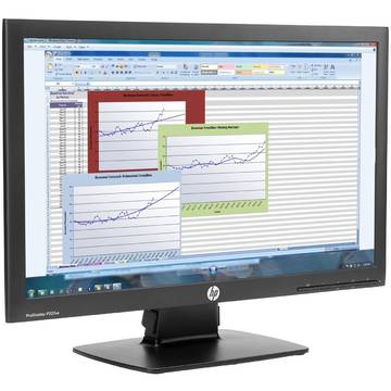 Monitor LED HP ProDisplay P222va, 16:9, 21.5 inch, 8 ms, negru