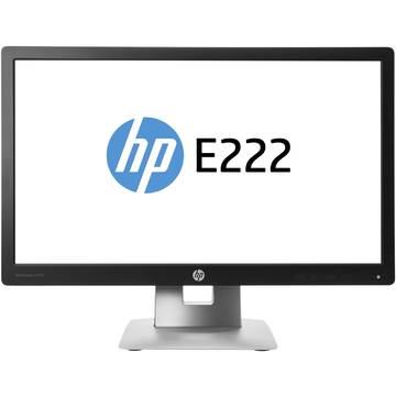 Monitor LED HP EliteDisplay E222, 16:9, 21.5 inch, 7 ms, argintiu
