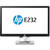 Monitor LED HP EliteDisplay E232, 16:9, 23 inch, 7 ms, negru