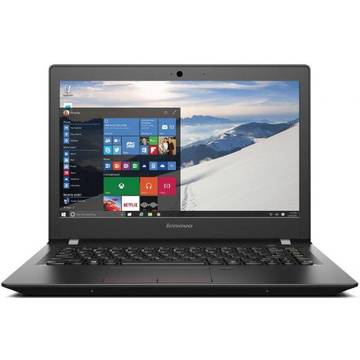 Notebook Lenovo E31-80,13.3 inch Full HD,procesor Intel Core i5-6200U, 2.3 Ghz, 4 GB RAM, 256 GB SSD, Free DOS, video integrat