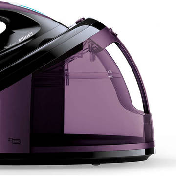 Fier de calcat Philips FastCare, 2400W, presiune 5.5 Bar, violet, statie de calcat