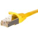 Netrack patch cable RJ45, snagless boot, Cat 5e FTP, 7m yellow